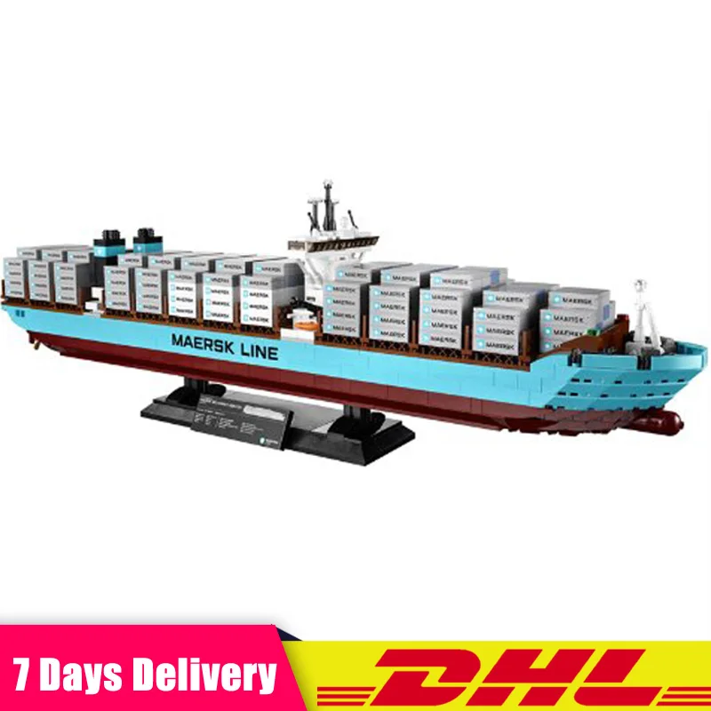 

Wowpa 22002 1518Pcs Technic The Maersk Cargo Container Ship Building Blocks Bricks Model Toys Gifts Compatible LegoINGlys 10241