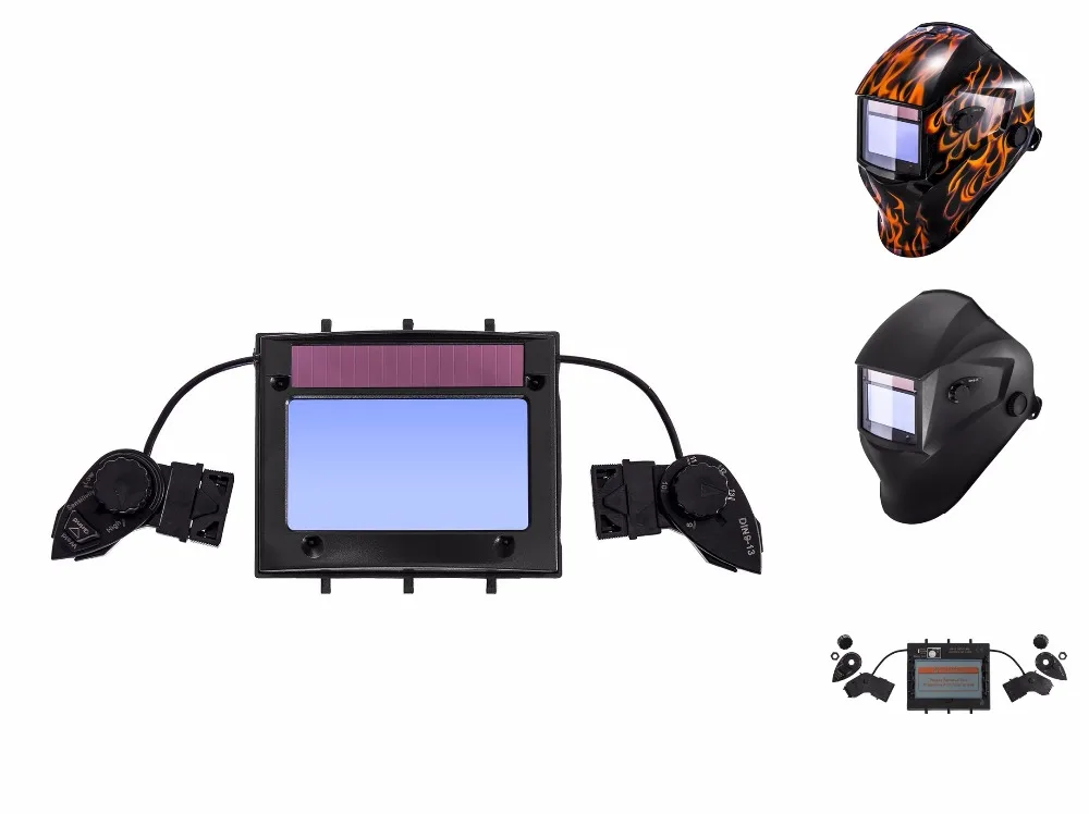 Сварочный фильтр Размер 98x55 мм(3,86x2,1") Солнечная 4 датчика Автоматическое затемнение 1211 4/9-13 Переменная для сварочного шлема