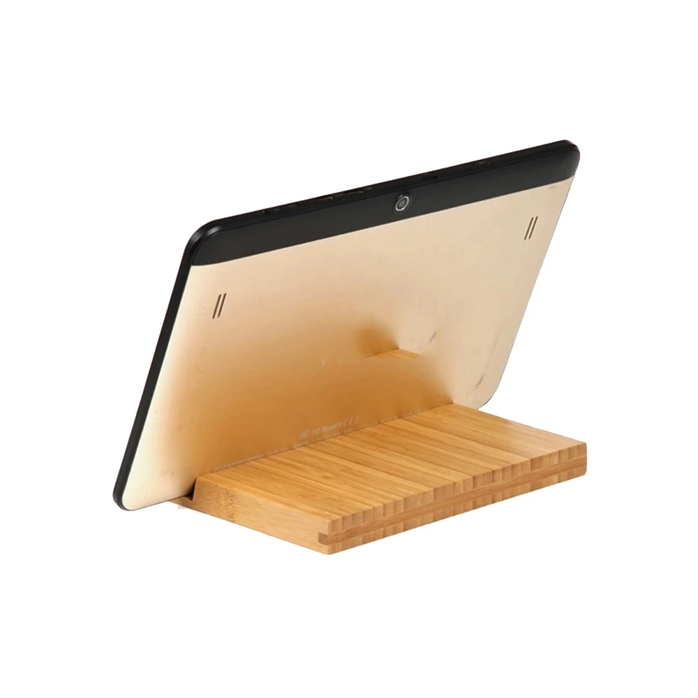 Desktop планшет Bamboo база кронштейн изысканный ремесла площадку Слот Стенд для просмотра кино