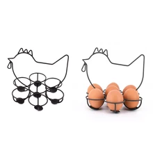 Кантри Стиль Многофункциональный Изысканный Портативный прочный стеллаж для яиц корзина для хранения металлический держатель для яиц для кухни