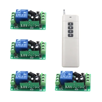 

DC9V DC24V 1CH RF wireless remote switch wireless light Lamp LED switch 1 Receiver 1 Transmitter Remote ON OFF Controller