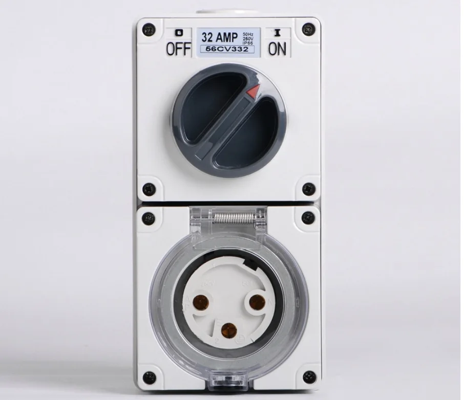 

New SP-56CV332 Industrial Power Outlet ce Socket Safety Plug Socket Covers
