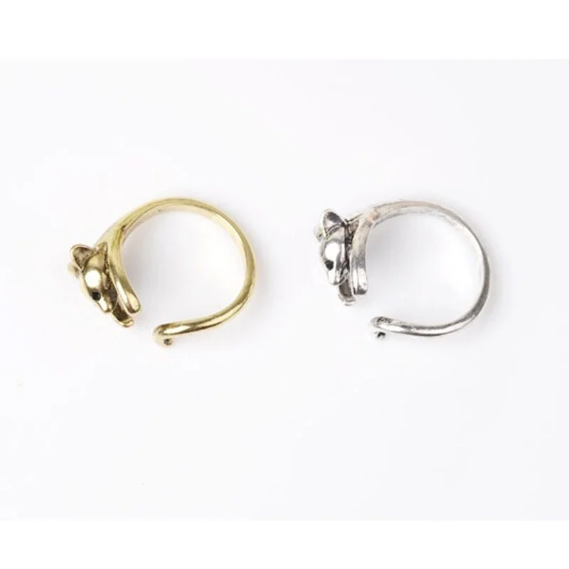 Кольцо в виде мыши с черным кристаллом для женщин и девушек|mouse ring|ring jewelryanimal ring |
