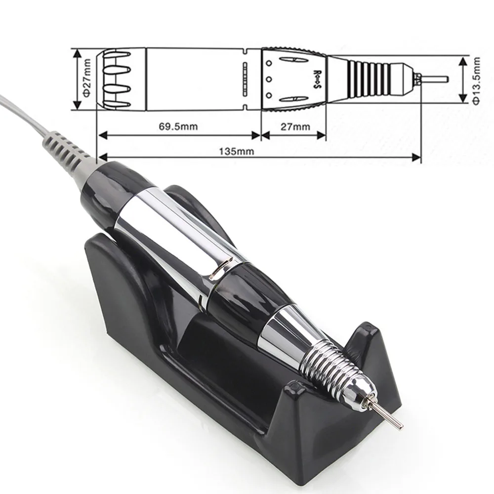 Comprar 35000 20000RPM taladro eléctrico de uñas máquina de pedicura de manicura 6 accesorios de corte de fresado limas de uñas Kits de herramientas de manicura