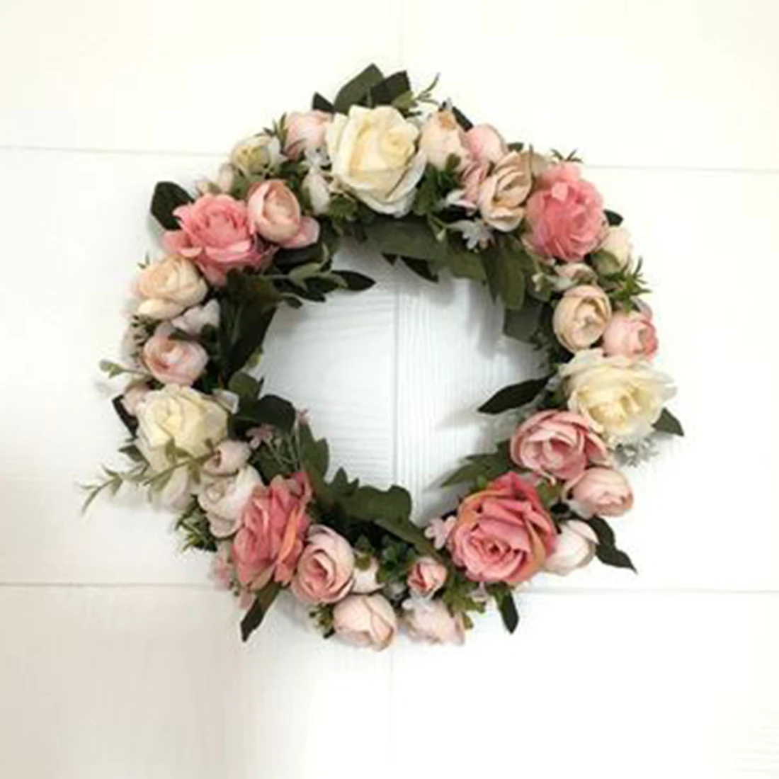 Silk Artificial Flowers Wreaths Artificial Garland For Wedding Decoration Door Home Party Decor Perfect Quality