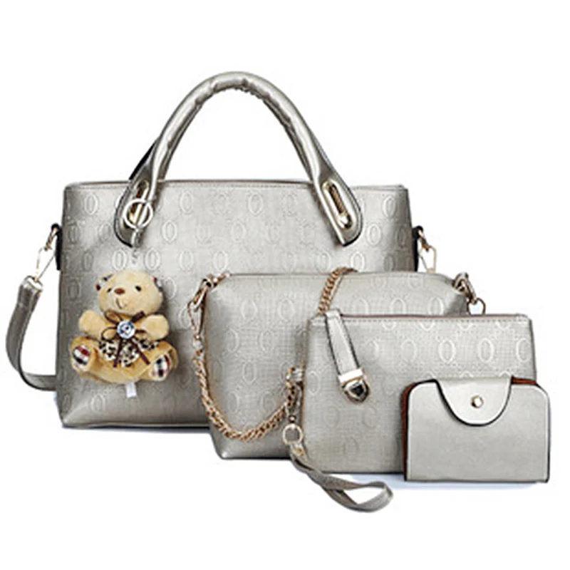 

Fashion Women Handbags four-piece PU leather Crossbody bag brand Tote Women Messenger Bags Clutch Shoulder Bag Bolsas