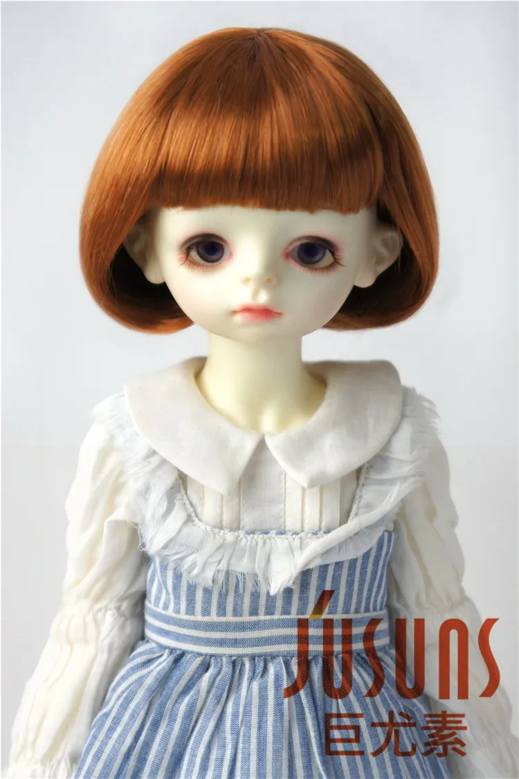 JD478 Размер 9-10 дюймов для моды BJD парик-Боб с полным взрыва кукла парик милая кукла волосы высокого качества модные куклы парики