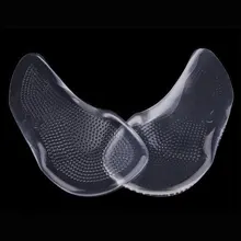 Гелевые 3/4 стельки для поддержки свода стопы на высоких каблуках, ортопедические стельки для плоскостопия, корректор для обуви, уход за ногами для женщин, 2 шт