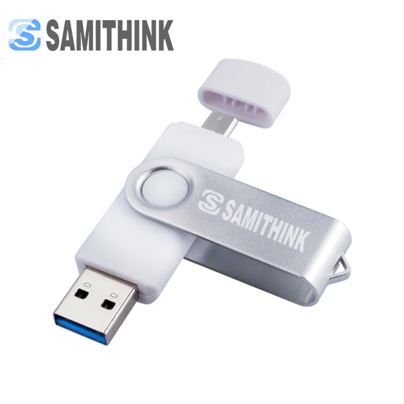 SAMITHINK USB флеш-накопитель 64 Гб OTG USB 3,0 флеш-накопитель высокоскоростной USB флеш-накопитель с логотипом на заказ USB флеш-накопитель 64 ГБ 16 ГБ 8 ГБ