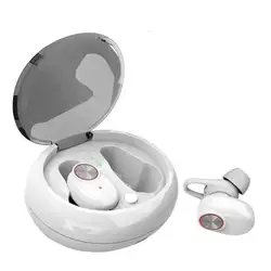 Зарядное устройство с двойным ухом Bluetooth 5,0 гарнитура TWS беспроводные Bluetooth наушники для смартфона стерео мини спортивные музыкальные