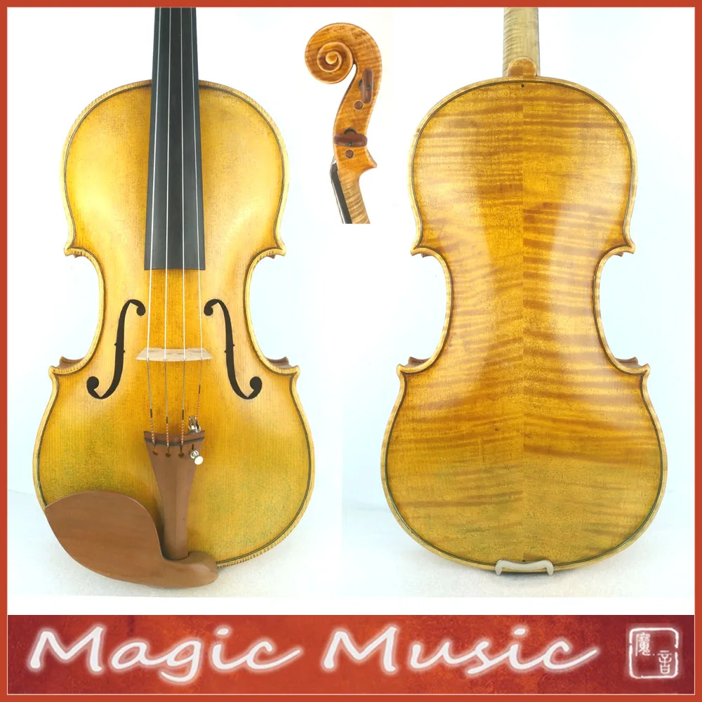 

50 Years Old Spruce! Copy of a 19th Century Italian Viola Size 15.5 inch #1864, Stradivarius Model & Handmade Oil Varnish