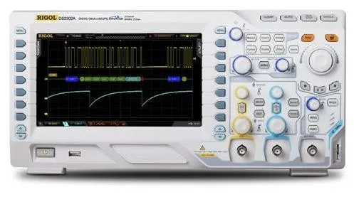 

Digital Oscilloscope 2Channels 200MHz 2GSa/s Memory Depth 14Mpts 8'' TFT LCD USB Rigol DS2202A