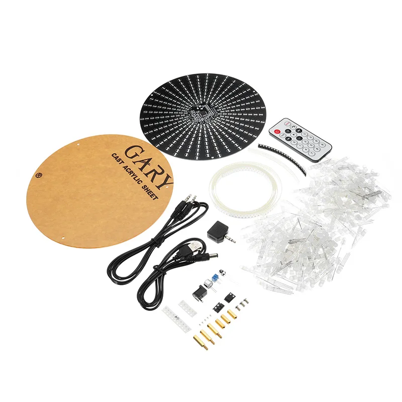 DIY креативная 18*18 электронная фотовспышка RGB LED Flash Kit Красочный световой