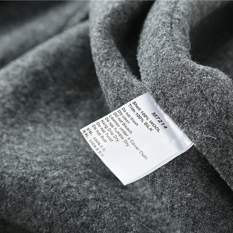 Шерстяное Женское пальто из шерсти и шелка с аппликацией, дизайнерское пальто с длинными рукавами и карманами, высококачественное пальто с широкой талией Мода