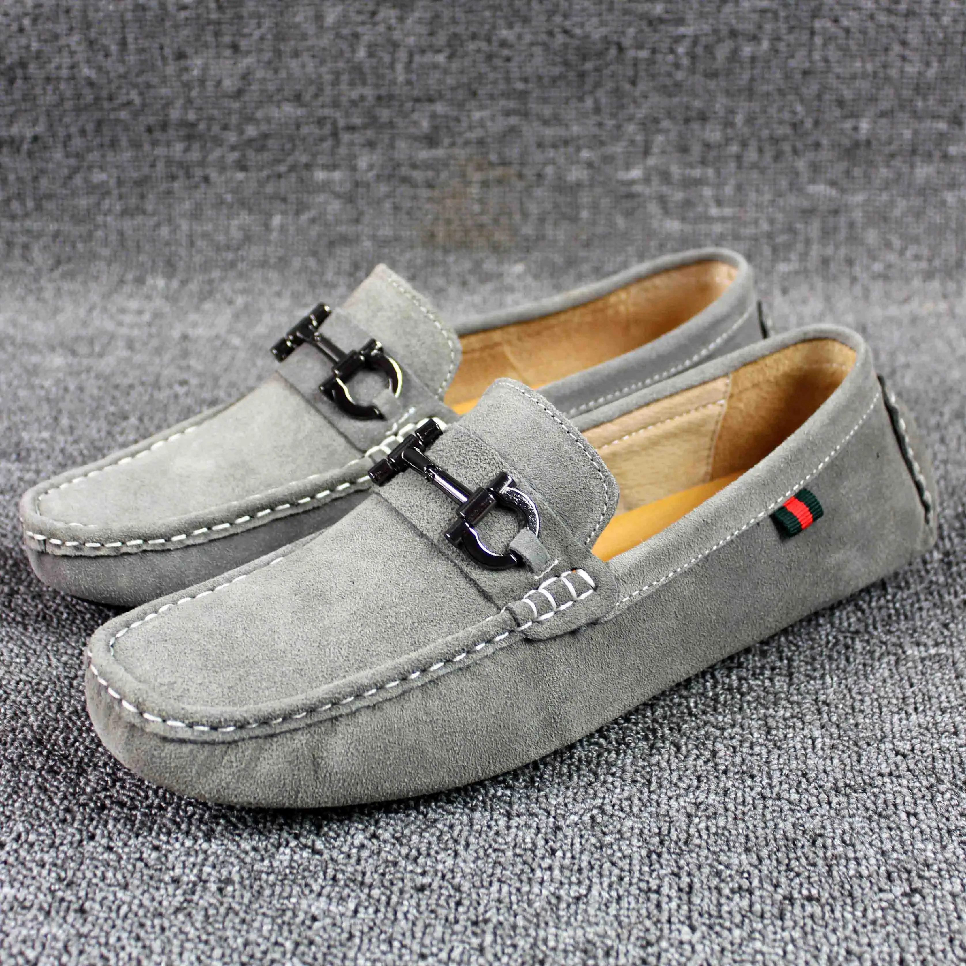 

Spring And Autumn New Arrival Men Shoes Men Flats Moccasins Men Genuine Leather Shoes Lazy Male Scrub Casual Leather Shoes