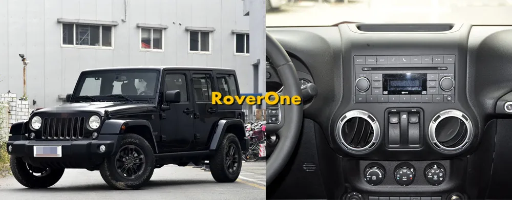 Top RoverOne Android 9.0 Quad Core Car Radio GPS For Jeep Wrangler 2011-2016 Multimedia Player Stereo Bluetooth Head Unit NO DVD 3