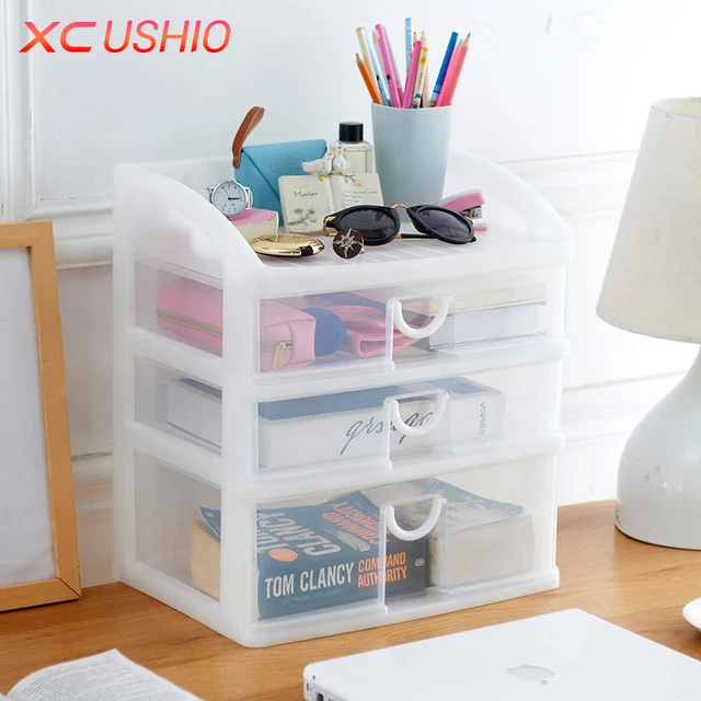 Best Price Multilayer Transparent Plastic Storage Box Drawer Box Organizer Cosmetic Jewelry Drawer Cabinet Kitchen Bathroom Storage Rack 