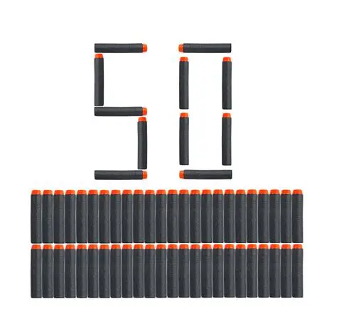 50 шт. для Nerf пулями мягкими дырочку головы 7 2 см заправка игрушка дартс оружейные
