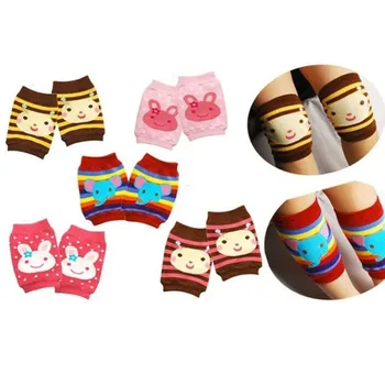 

Hot Cute Animals Style Baby Kids Toddlers Leggings Knee Protectors Safety Crawling Elbow Cushion Leg Warmers Random Color