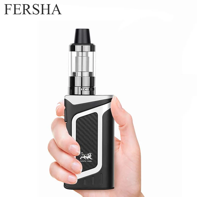

FERSHA 80W Superpower electronic cigarette kit Hookah vape mod 2000mAh battery 3.5ml e-cigarette atomizer 510 Vaoer quit smoking