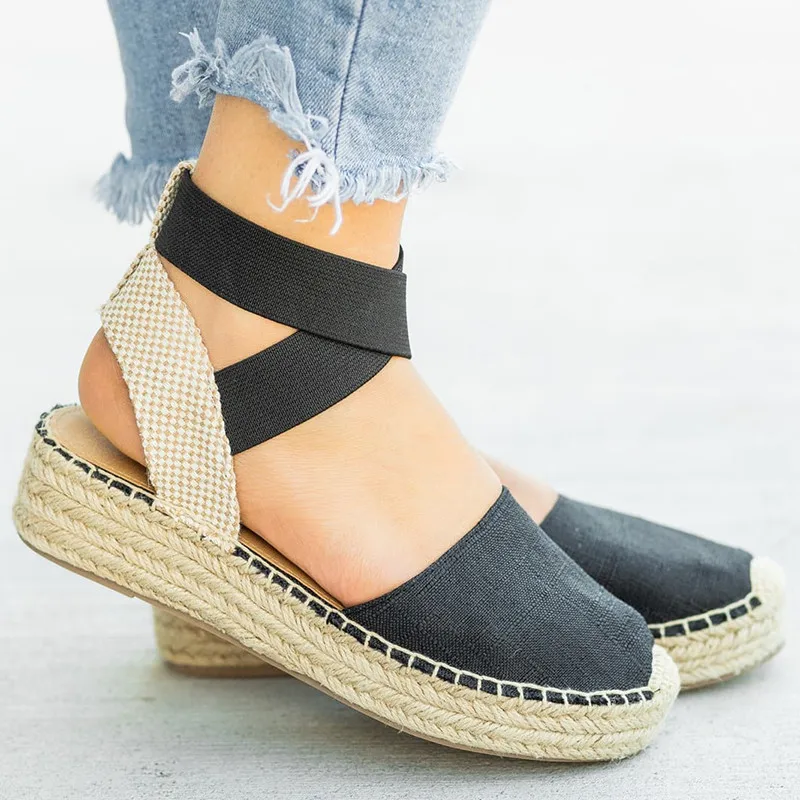 

Women Sandals Casual Leopard High Heels Platform Suede Wedges Buckle Ankle Strap Ladies Pumps Wedding Shoes Zapatos Mujer 990W