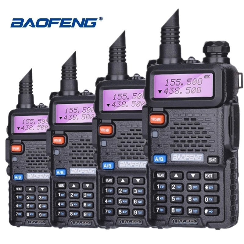 4 шт. Специальная цена Baofeng UV-5R портативная рация VHF UHF двухстороннее радио UV 5R Ham HF трансивер CB радио UV5R охотничье радио Amador