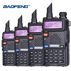 4 шт. Специальная цена Baofeng UV-5R портативная рация VHF UHF двухстороннее радио UV 5R Ham HF приемопередатчик CB радио UV5R охотничья рация Amador