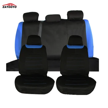 

ZATOOTO Universal Car Seat Covers Thicken Elastic Polyester Washable With Back Bag Double Composite Sponge Car Styling