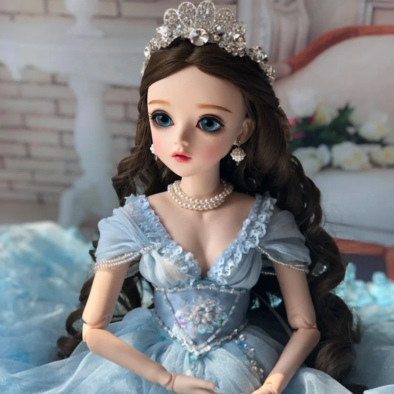 1/3 BJD 60 см куклы игрушки высшего качества китайская Кукла 18 шарниров BJD шарнир Кукла платье Мода девушка подарок игрушки - Цвет: Черный