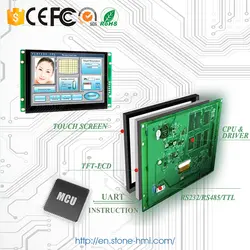 10,4 дюймовый TFT ЖК-дисплей с RS232 RS485 UART порт + сенсорная панель для промышленного управления