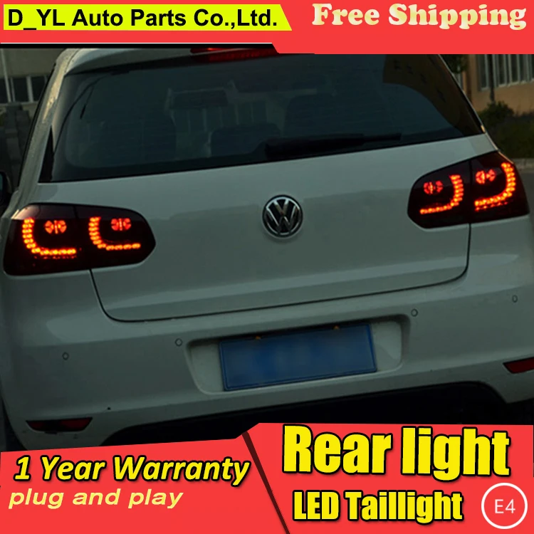 D_YL автомобильный Стайлинг для VW Golf 6 задсветильник s 2009-2012 R светодиодный задний