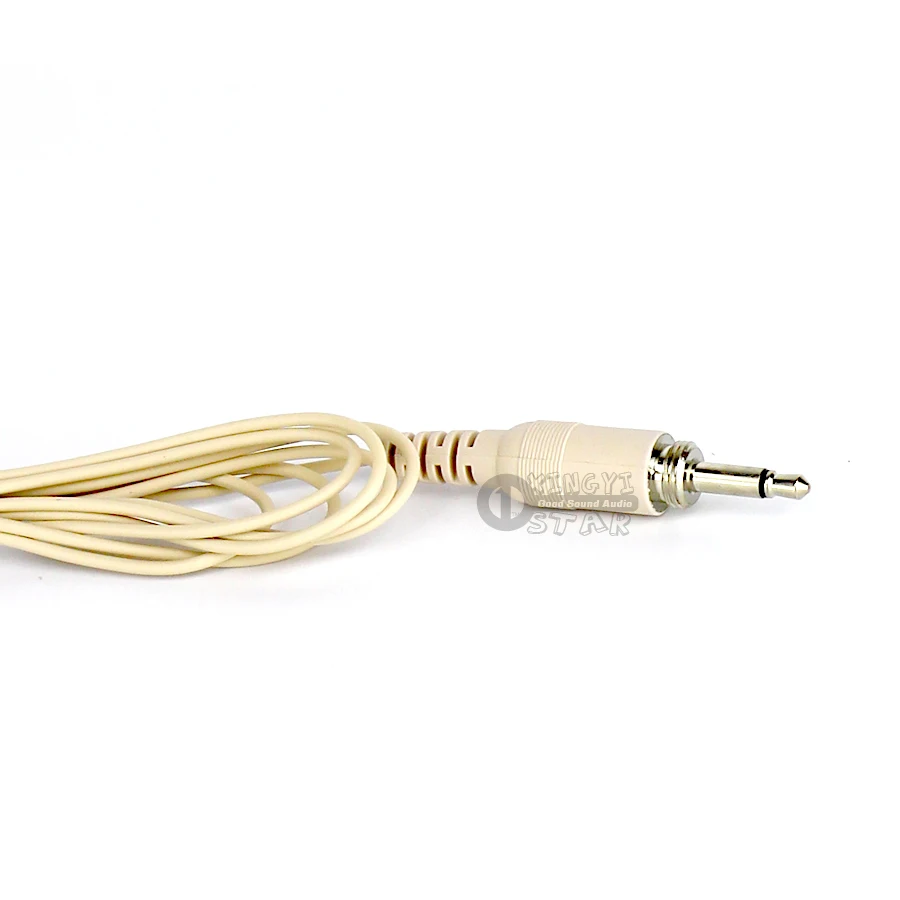 بيج السلكية واحدة Earhook ميكروفون سماعة الرأس 3.5 ملليمتر سدادة لولبية المكثف Mic ل كاريوكي لاسلكي نظام BodyPack الارسال