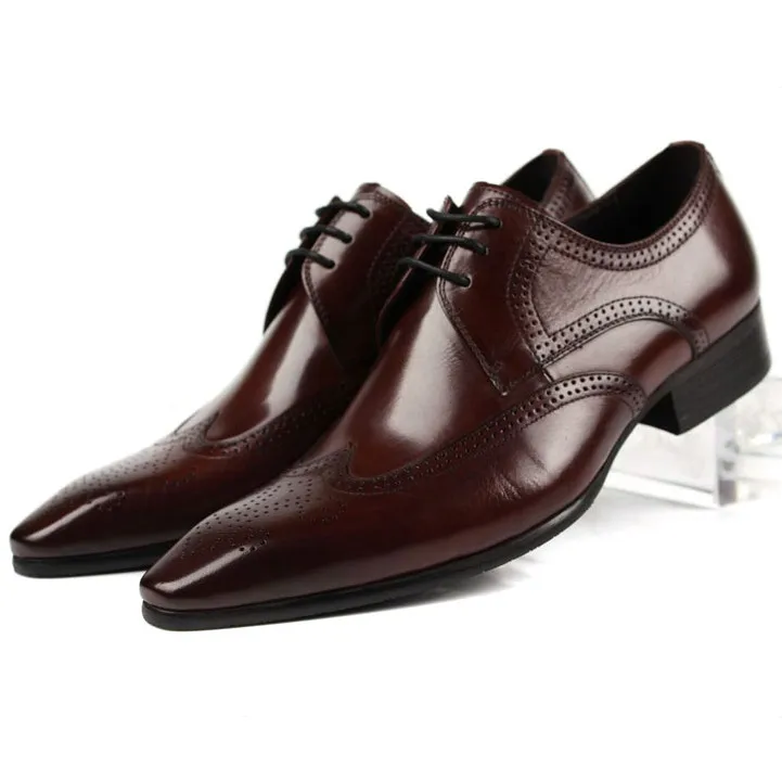 Большой Размеры Eur45 черный/коричневый загар оксфорды мужские туфли в деловом стиле из натуральной кожи жениха Туфли под платье мальчиков