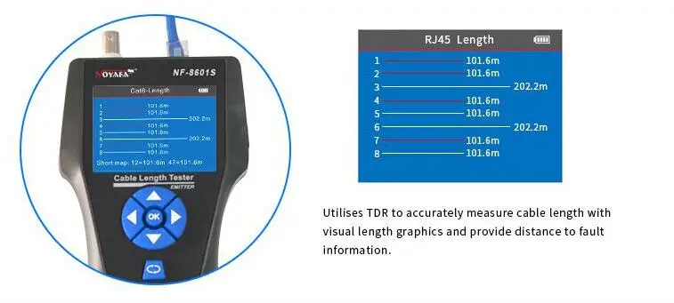 NF8601S cable finder 4