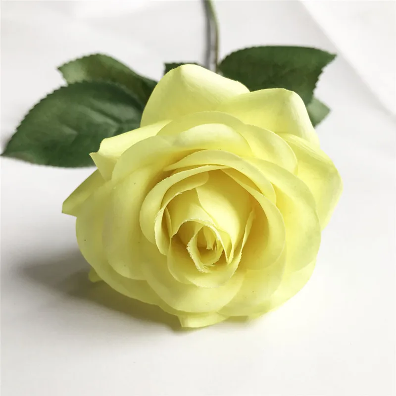 High simulation Real Touch Artificial Rose Flowers Long Stem Wedding Decorative Moisturizing Flower | Дом и сад
