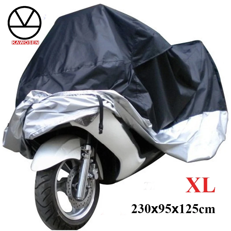 

KAWOSEN Big Size XL Motorcycle Cover Waterproof Outdoor Uv Protector Bike Dustproof, Covers for Motorcycle,Motor Cover Scooter G