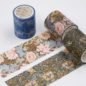 

Large Size Washi Masking Tape,Adhesive Tape William Morris Works for DIY,Decorative,Home Furnishing Decorative,Scrapbooking