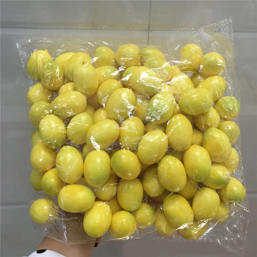 4,5 см мини искусственный лимон моделирование полилон фрукты гостиная домашний Декор фестиваль украшения 100 шт./партия DEC259