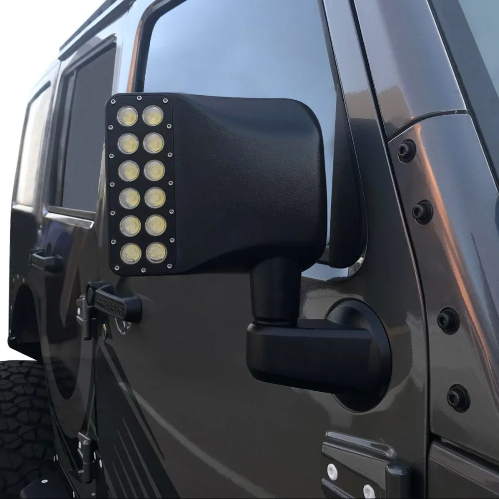 Yellow Turn Signal Lights For Jeep Wrangler JK JKU 2007 - 2017-Pair SS