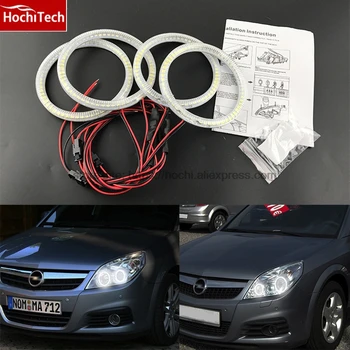 

HochiTech Ultra bright SMD white LED angel eyes halo ring kit daytime running light DRL for Opel Vectra C Caravan 2005-2008