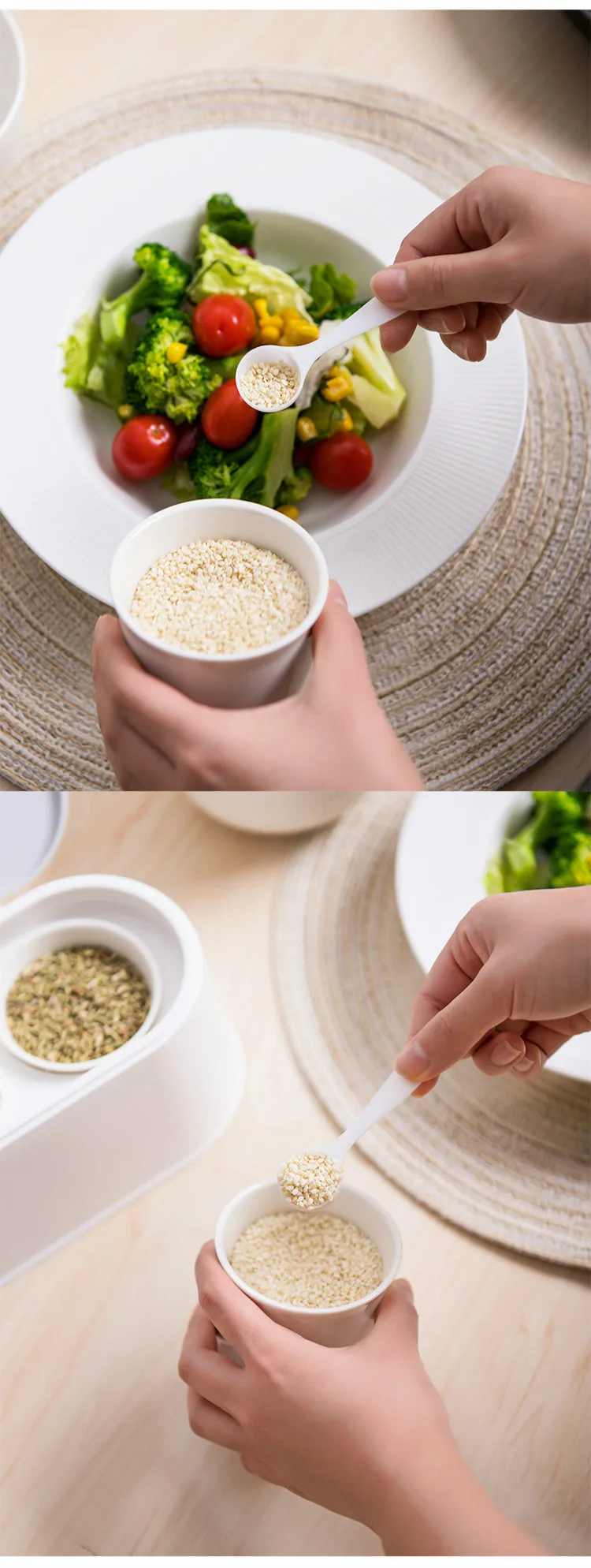 Кухонная банка для специй, коробка для приправ, пластиковые коробки для продуктов, перца, тмина, порошка, Spiceceramic, бутылка для хранения, банка для соли, контейнеры с крышкой