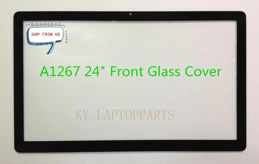 

5 PCS/LOT 24" Cinema Display A1267 MB382LL/A Replacement Front Cover 992-8678 ship from US OR NL