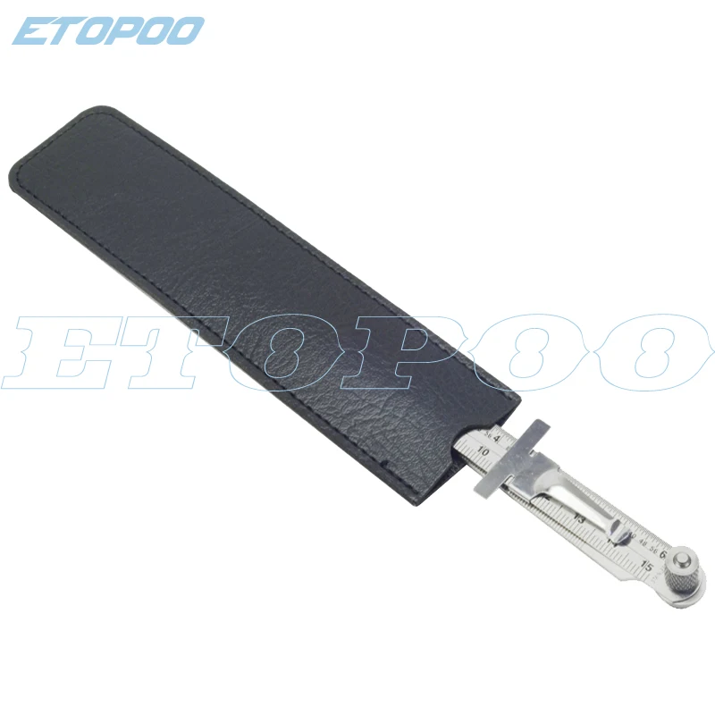 Taper Gage, 1-15mm Stainless Steel Tapered Gauge Depth