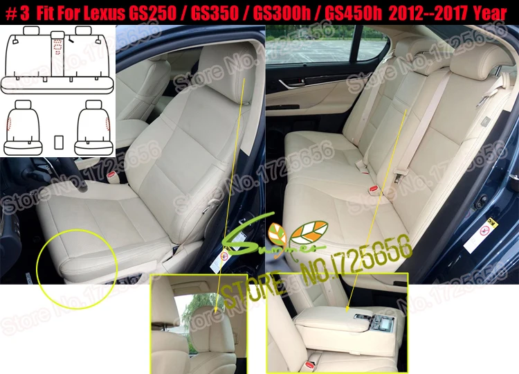 AutoDecorun Искусственная кожа подушки сиденья автомобиля для Lexus gs300 gs350 gs430 gs450h gs250 gs300h gs460 набор накидок на сидение автомобили опоры сидений