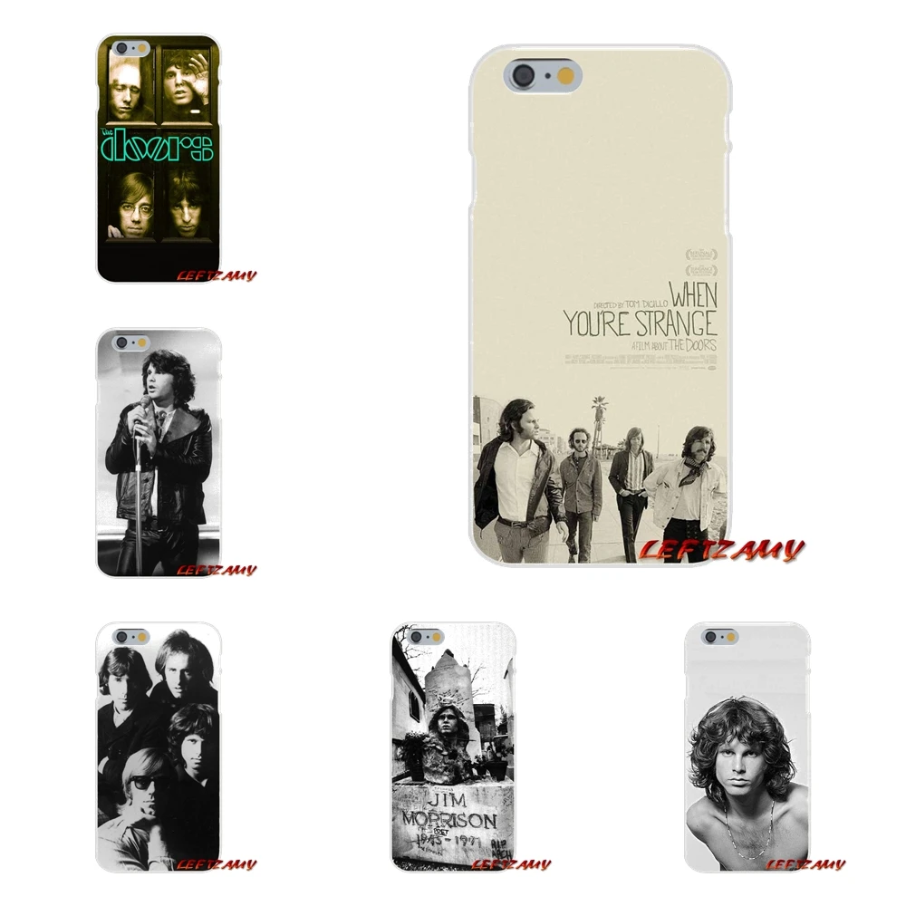 Тонкий силиконовый чехол для телефона Jim Morrison Rock Band The Doors iPhone X 4 4S 5 5S 5C SE 6 6S 7 8
