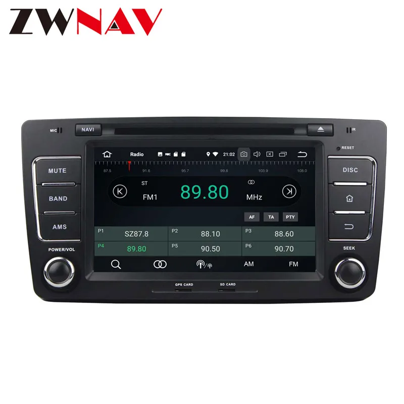 Cheap 4G+32G android 8.0 car dvd player head unit for VW OCTAVIA 2012 multimedia player car radio stereo gps navigation BT wifi 8 core 12