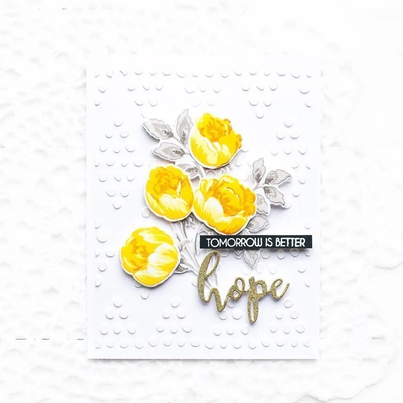 

Tulips Flowers Pattern Prints Transparent Clear Silicone Stamp/Seal for DIY scrapbooking/photo album Decorative card making