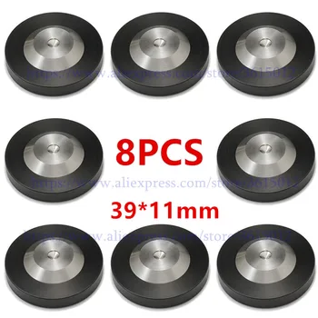 

8PCS Speaker AMP Isolation Spike Pad 39mm*11mm Preamp DAC LP CD Mat Floor Base HIFI AUDIO DIY 304 Stainless Steel Graphite