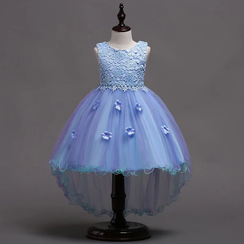 BAHEMAMIGirls Dress 2018 Children's Party Dress Children's Hand-embroidered Princess Dress Children's Mesh Tailing Evening Dress BAHEMAMIGirls Dress 2018 Children's Party Dress Children's Hand-embroidered Princess Dress Children's Mesh Tailing Evening Dress