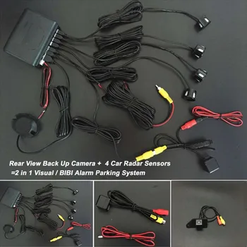 

2 in 1 Parking Assistance Car Rear View Camera + Car Reverse Backup Parking Radar Monitor System For Mitsubishi Outlander Sport